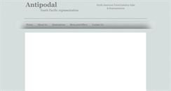 Desktop Screenshot of antipodal.net